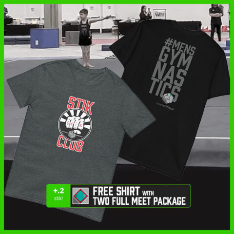 free tee with 2 full meet package purchase!